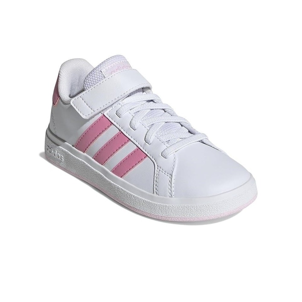 Big Girl Grand Court 2.0 Sneakers by adidas White Pink Size 4.5 New With Tags